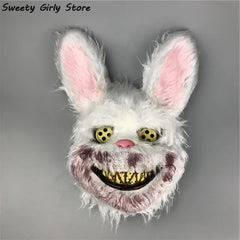 Scary Rabbit and Bear Costume Masks