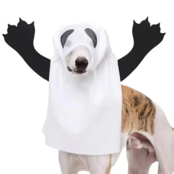 Dog puppy ghost costume for Halloween 
A182JLP
T4WDAQZ89
6L00K5L2O