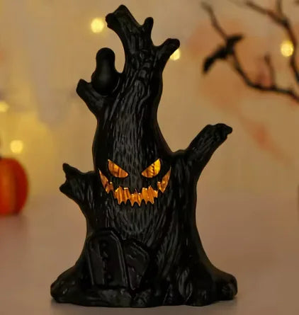 Halloween Pumpkin Lamp Ghost Stump Decoration
T373U64