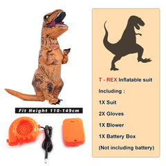 Tyrannosaurus Inflatable Dinosaur Costume