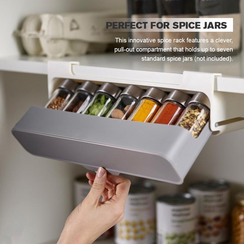 Kitchen Self-Adhesive Wall-Mounted Spice Organizer
518732_2YQ2FHM