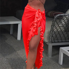 Beach Sarong Wrap Dress Chiffon