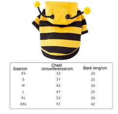 Pet BuzzPaws Cozy Cat Bee Costume