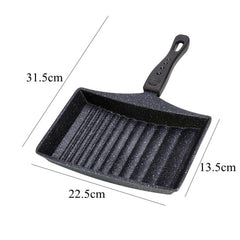 Non-Stick Wave Bottom Omelette Saucepans griller and fryer