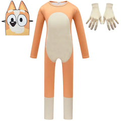 Kids Bluey and Bingo Halloween Costume set