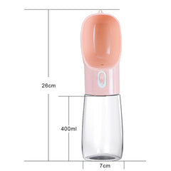 Pet Dog Water Bottle and Feeder Portable Dimensions 26cm by 7cm holds 400ml of water
519139_IKGOUCT
519139_PHWPQST
519139_ZUOW8RK
519139_CMG755G
519139_PQMDG4W
519139_AL9ONWB