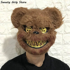 Scary Rabbit and Bear Costume Masks